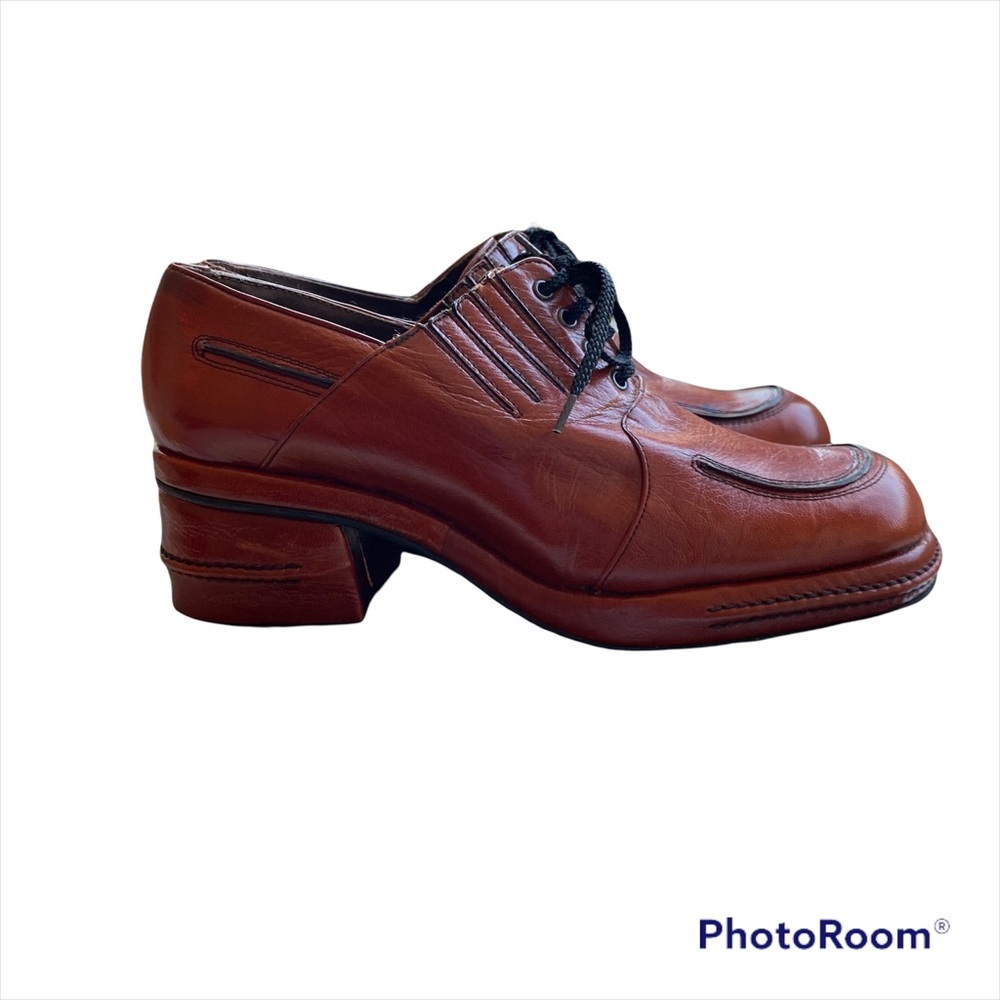 platform oxfords vintage